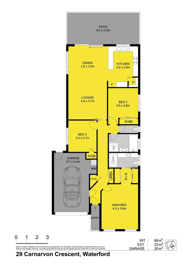 Floorplan of Homely house listing, 29 Carnarvon Crescent, Waterford QLD 4133
