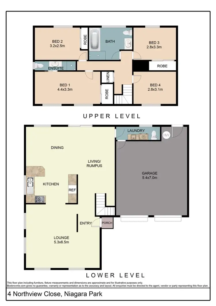 Floorplan of Homely house listing, 4 Northview Close, Niagara Park NSW 2250