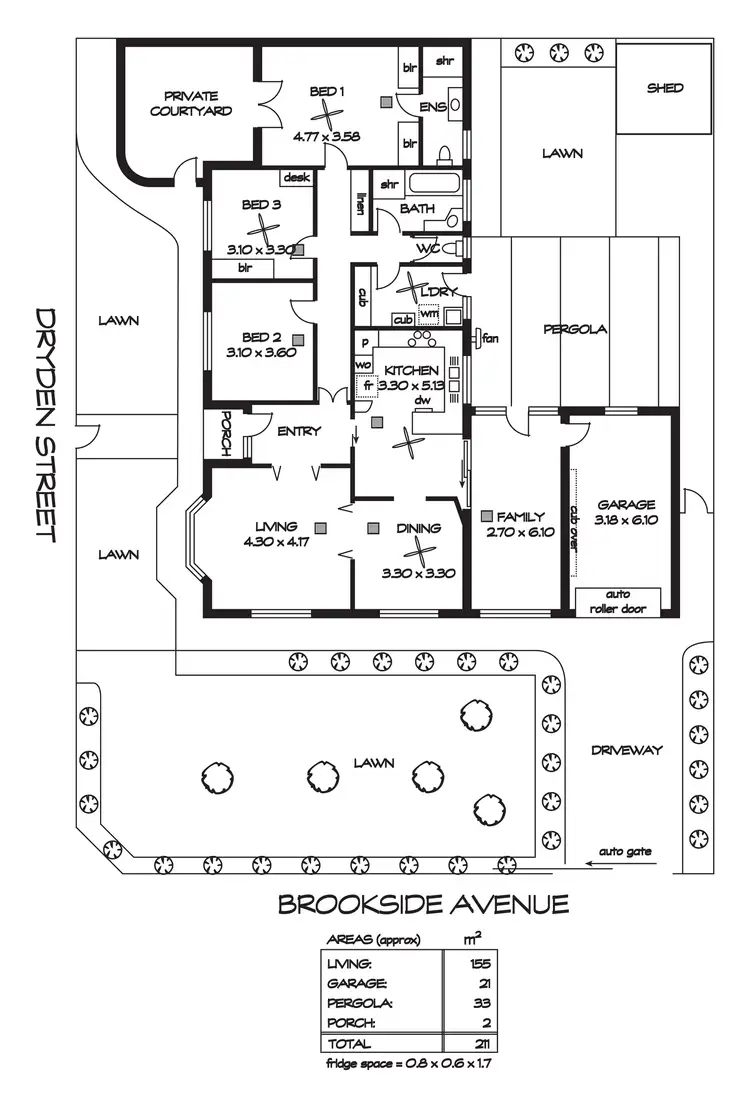 Floorplan of Homely house listing, 40 Brookside Avenue, Tranmere SA 5073