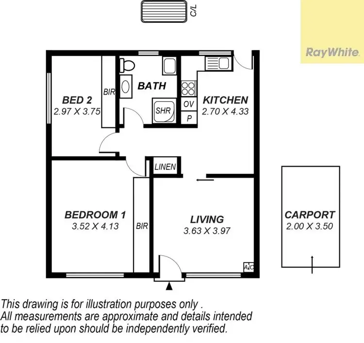 Floorplan of Homely unit listing, 3/11 Constance Street, Brooklyn Park SA 5032