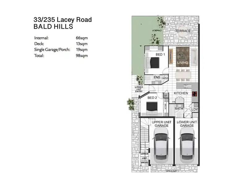 Floorplan of Homely unit listing, 33/235 Lacey Road, Bald Hills QLD 4036