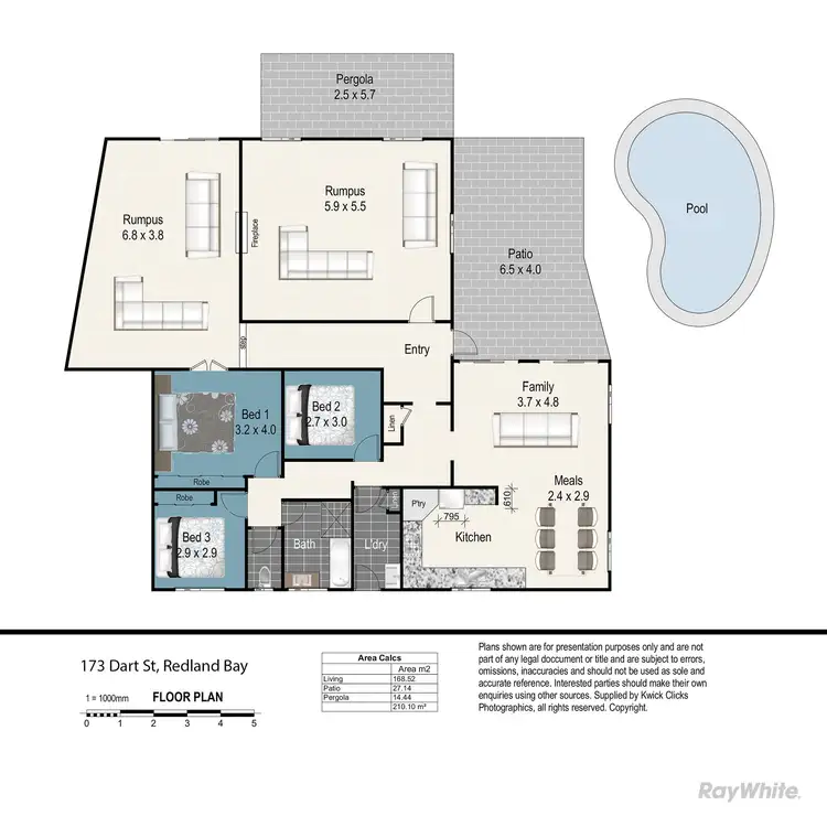 Floorplan of Homely house listing, 173 Dart Street, Redland Bay QLD 4165