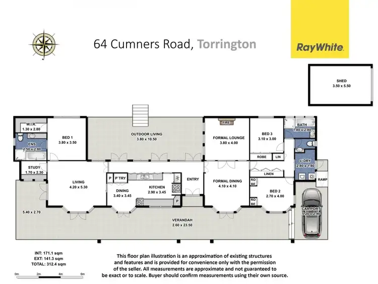 Floorplan of Homely house listing, 64 Cumners Road, Torrington QLD 4350