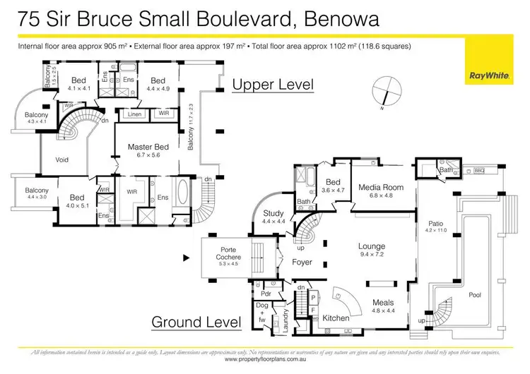 Floorplan of Homely house listing, 75 Sir Bruce Small Boulevard, Benowa Waters QLD 4217