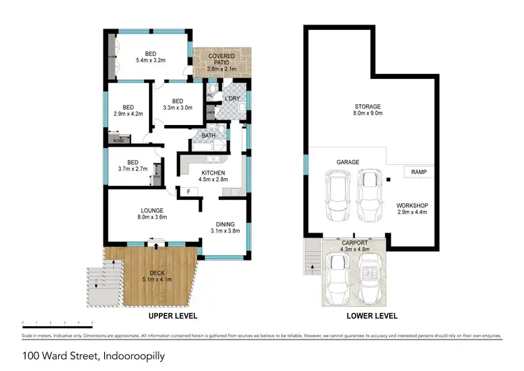 Floorplan of Homely house listing, 100 Ward Street, Indooroopilly QLD 4068
