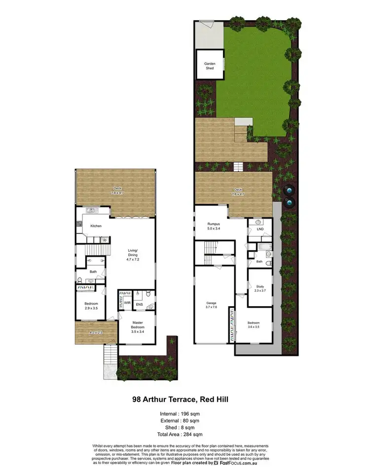Floorplan of Homely house listing, 98 Arthur Terrace, Red Hill QLD 4059