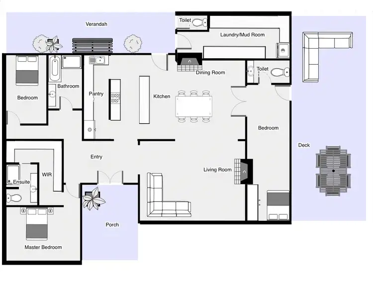 Floorplan of Homely house listing, 754 Cocklin Avenue, Red Cliffs VIC 3496
