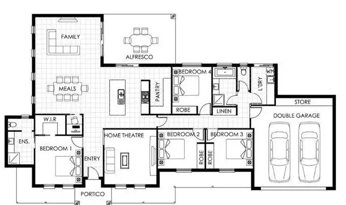 Floorplan of Homely house listing, 2 Davlin Drive, Mildura VIC 3500