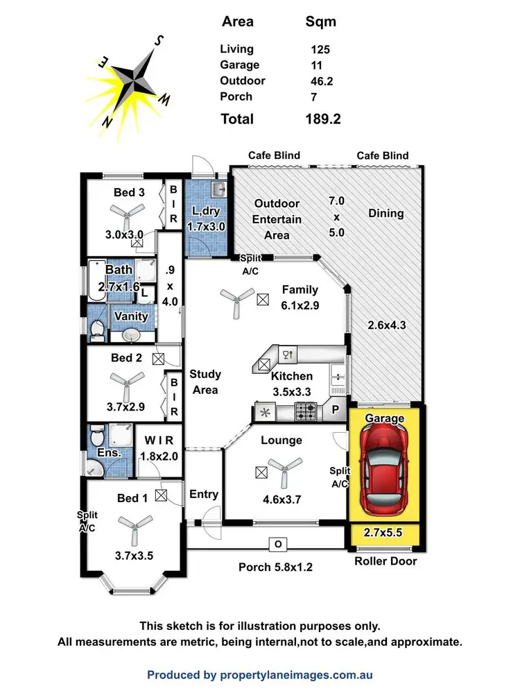 Floorplan of Homely house listing, 17 Taunton Crescent, Craigmore SA 5114