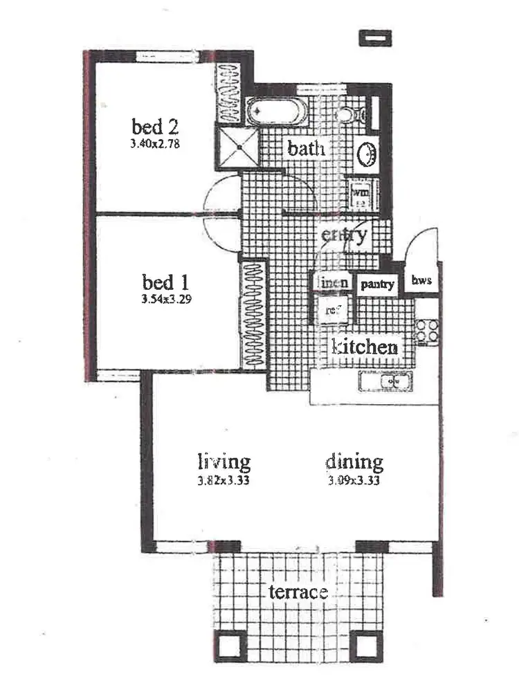 Floorplan of Homely unit listing, 24/106 Jean Street, Grange QLD 4051