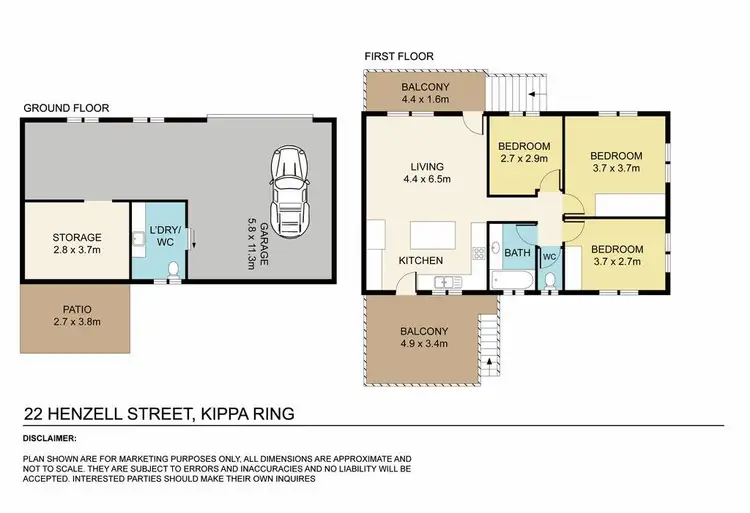 Floorplan of Homely house listing, 22 Henzell Street, Kippa-ring QLD 4021