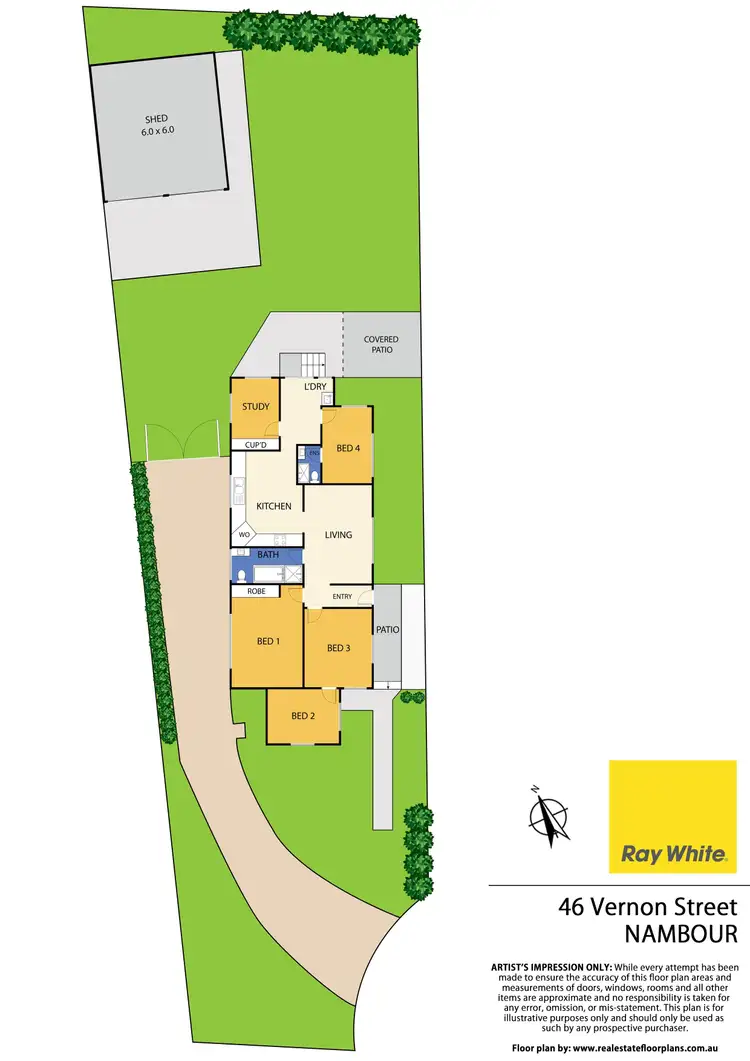 Floorplan of Homely house listing, 46 Vernon Street, Nambour QLD 4560