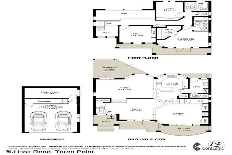 Floorplan of Homely house listing, 40 Holt Road, Taren Point NSW 2229