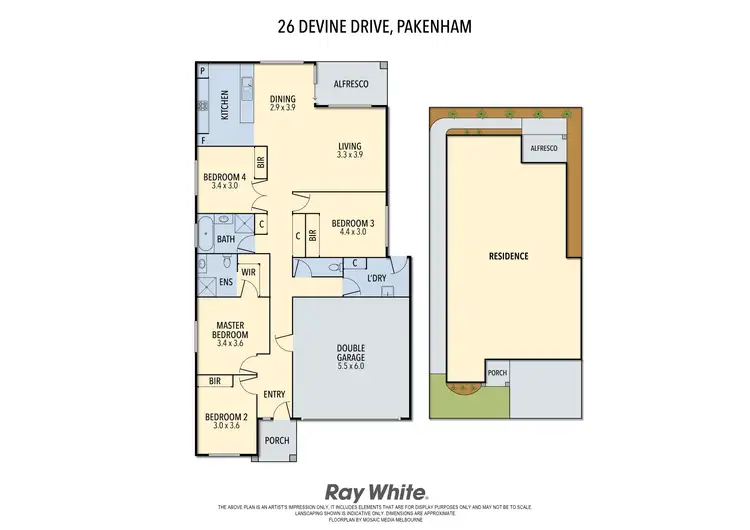 Floorplan of Homely house listing, 26 Devine Drive, Pakenham VIC 3810