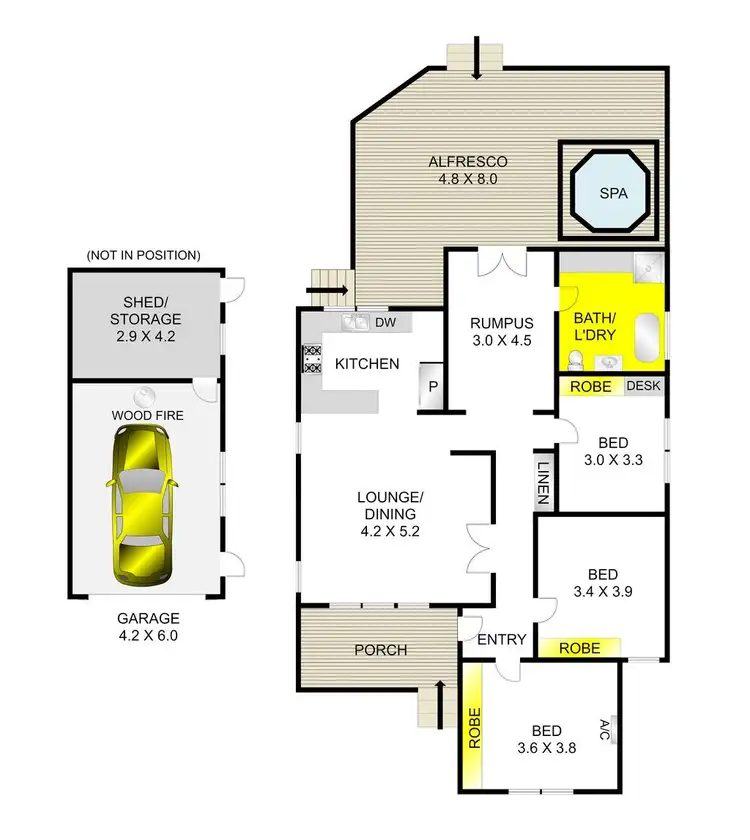 Floorplan of Homely house listing, 45 Settlement Road, Belmont VIC 3216