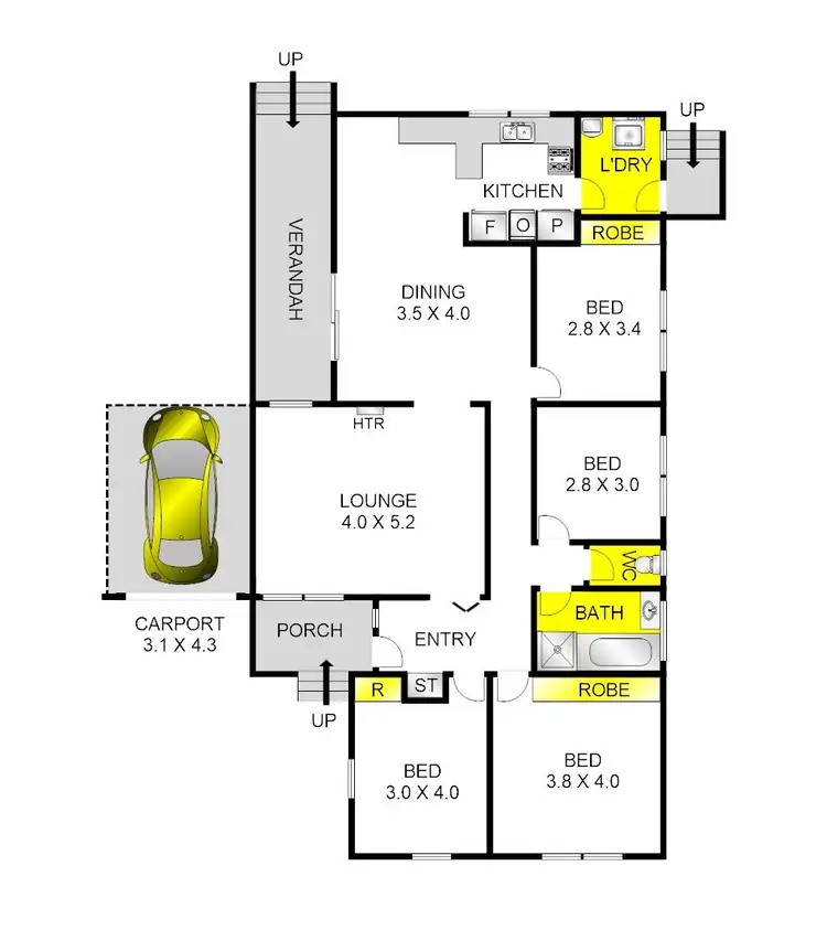 Floorplan of Homely house listing, 2 Ware Street, Lara VIC 3212