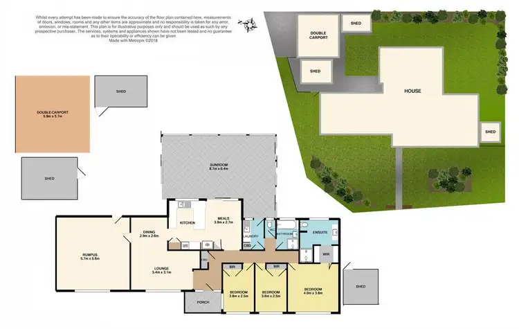 Floorplan of Homely house listing, 2 Sheraton Crescent, Ferntree Gully VIC 3156