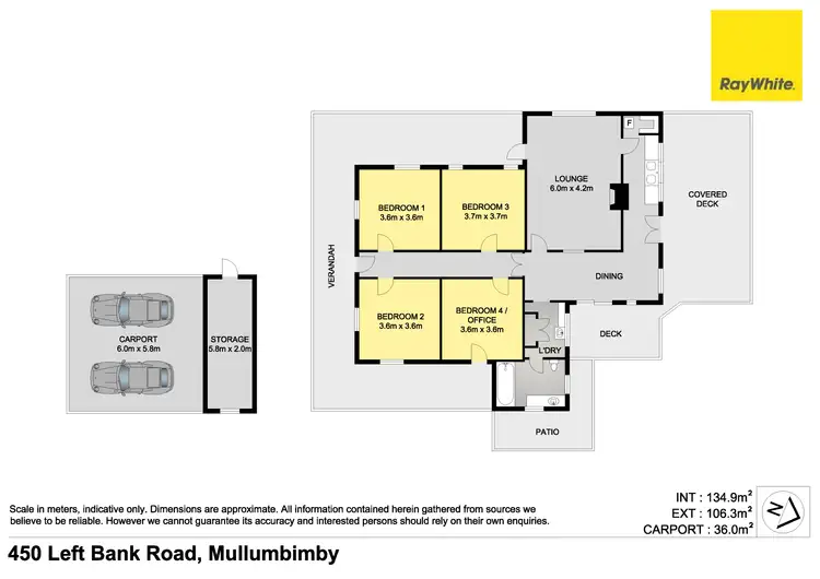 Floorplan of Homely house listing, 450 Left Bank Road, Mullumbimby NSW 2482