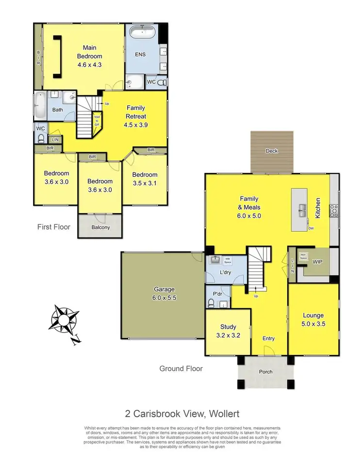 Floorplan of Homely house listing, 2 Carisbrook View, Wollert VIC 3750