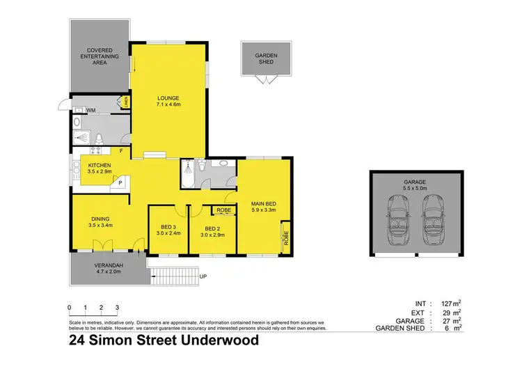Floorplan of Homely house listing, 24 Simon Street, Underwood QLD 4119