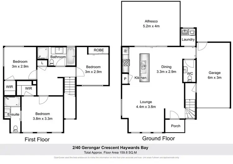 Floorplan of Homely house listing, 2/40 Gerongar Crescent, Haywards Bay NSW 2530