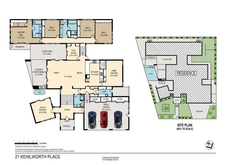 Floorplan of Homely house listing, 21 Kenilworth Place, Carindale QLD 4152