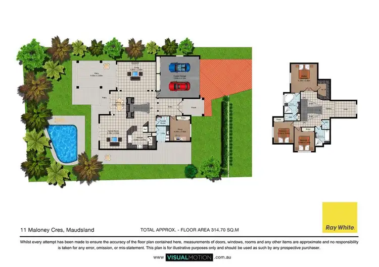 Floorplan of Homely house listing, 11 Maloney Crescent, Maudsland QLD 4210