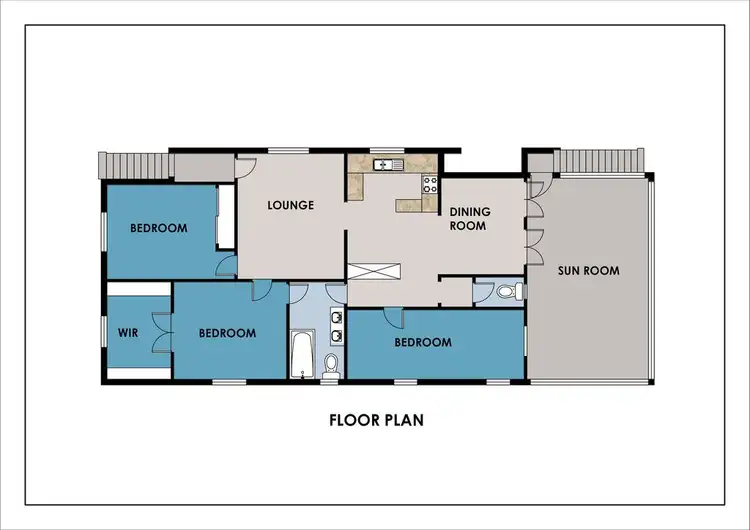 Floorplan of Homely house listing, 15 Crescent Way, Hendra QLD 4011