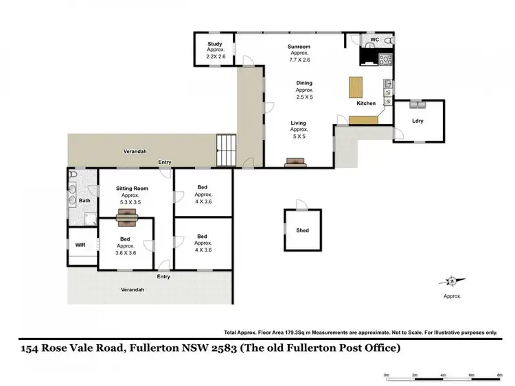 Floorplan of Homely rural property listing, 154 Rose Vale Road, Crookwell NSW 2583