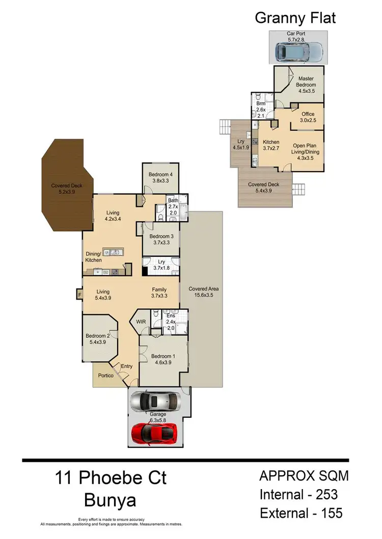 Floorplan of Homely house listing, 11 Phoebe Court, Bunya QLD 4055