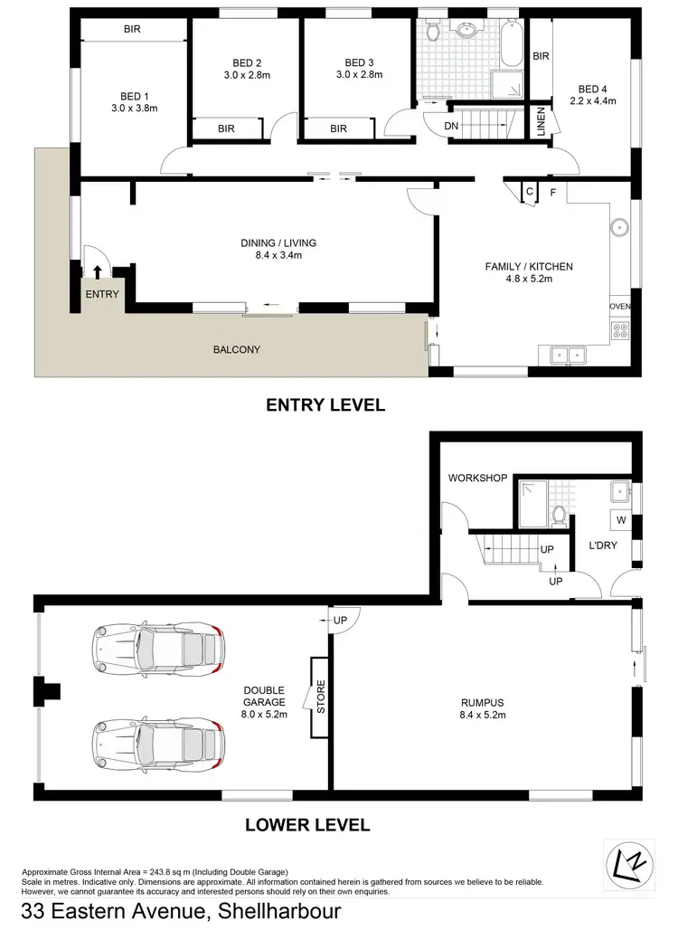 Floorplan of Homely house listing, 33 Eastern Avenue, Shellharbour NSW 2529