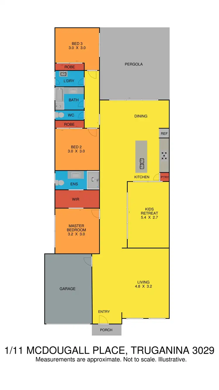 Floorplan of Homely house listing, 1/11 McDougall Place, Truganina VIC 3029