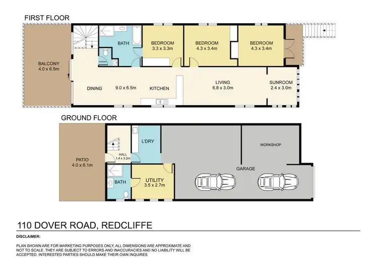 Floorplan of Homely house listing, 110 Dover Road, Redcliffe QLD 4020