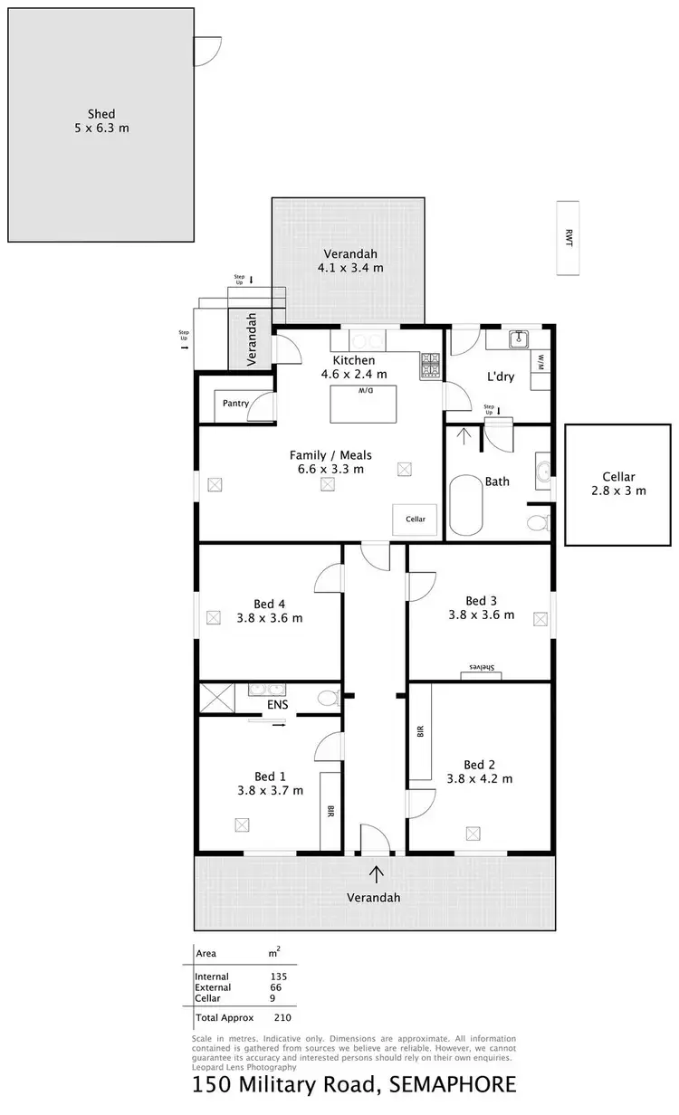 Floorplan of Homely house listing, 150 Military Road, Semaphore SA 5019
