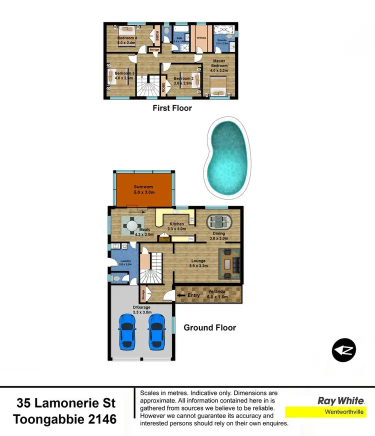 Floorplan of Homely house listing, 35 Lamonerie Street, Toongabbie NSW 2146