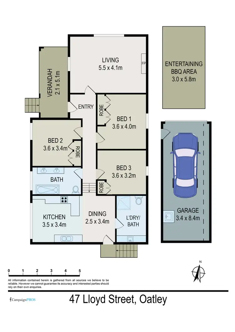 Floorplan of Homely house listing, 47 Lloyd Street, Oatley NSW 2223