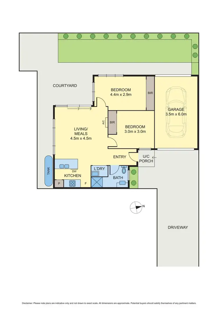 Floorplan of Homely villa listing, 4/7 Darlington Grove, Coburg VIC 3058
