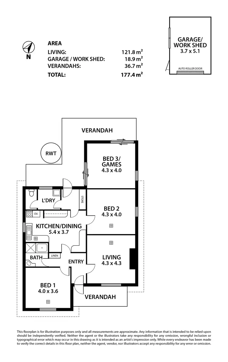 Floorplan of Homely house listing, 11A Gray Street, Murray Bridge SA 5253