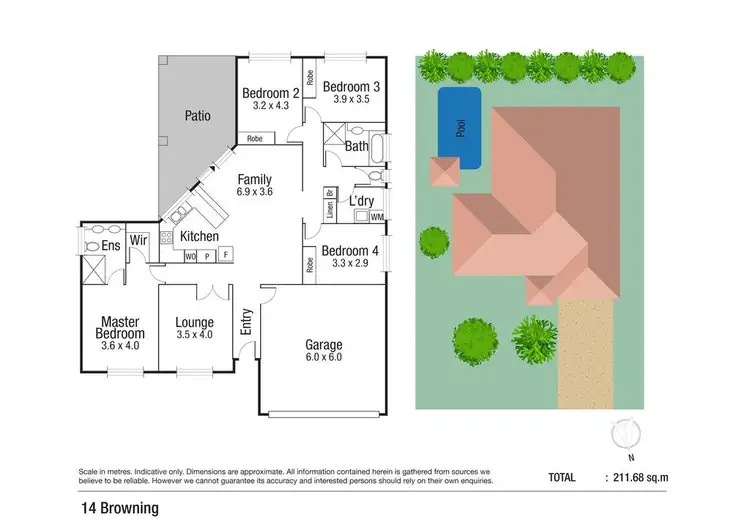 Floorplan of Homely house listing, 14 Browning Street, Mount Louisa QLD 4814