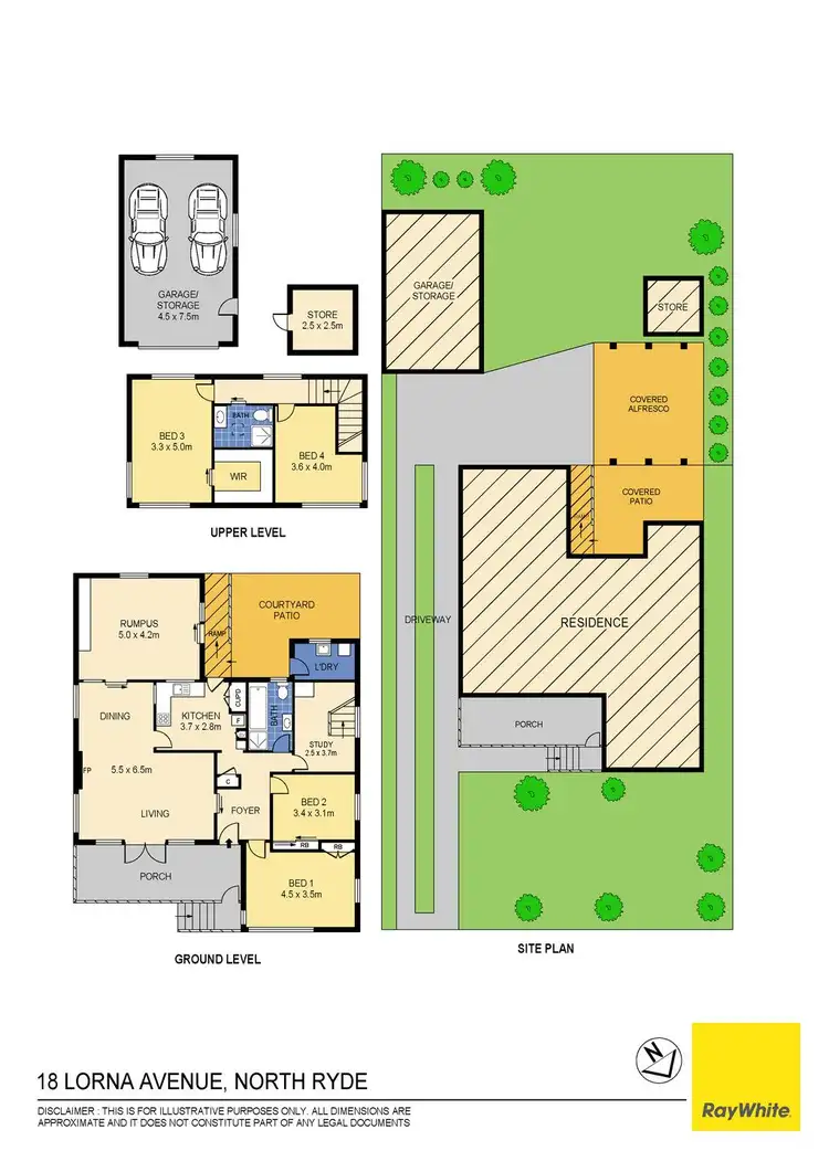 Floorplan of Homely house listing, 18 Lorna Avenue, North Ryde NSW 2113