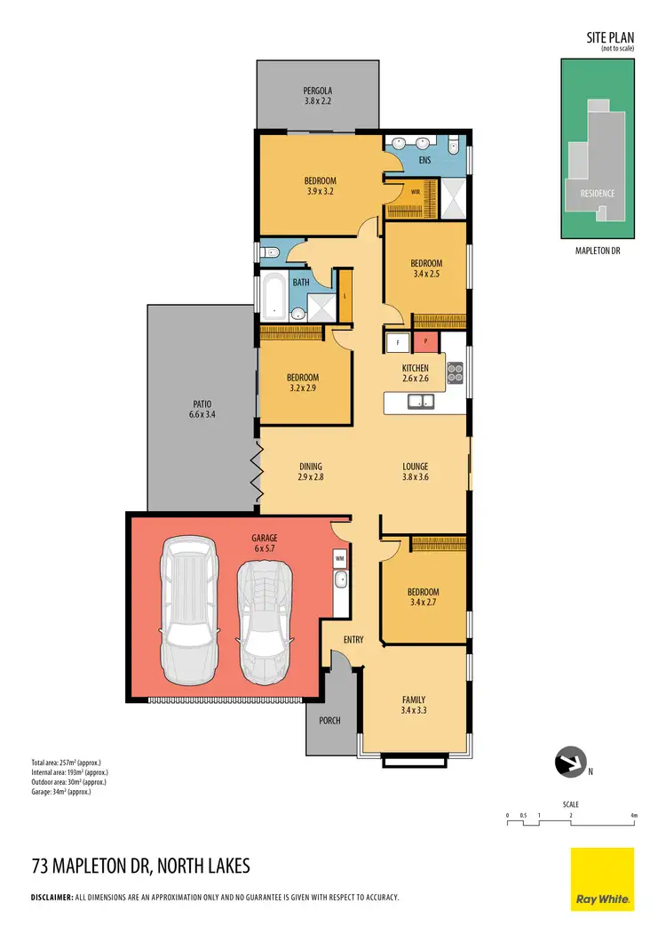 Floorplan of Homely house listing, 73 Mapleton Drive, North Lakes QLD 4509
