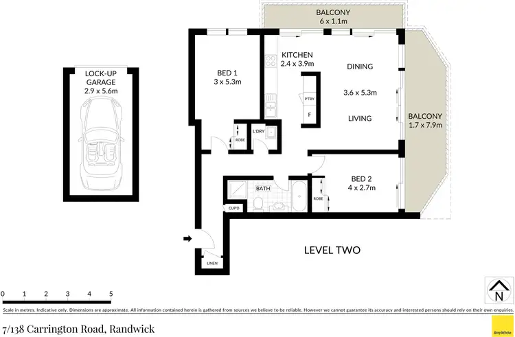 Floorplan of Homely apartment listing, 7/138 Carrington Road, Randwick NSW 2031