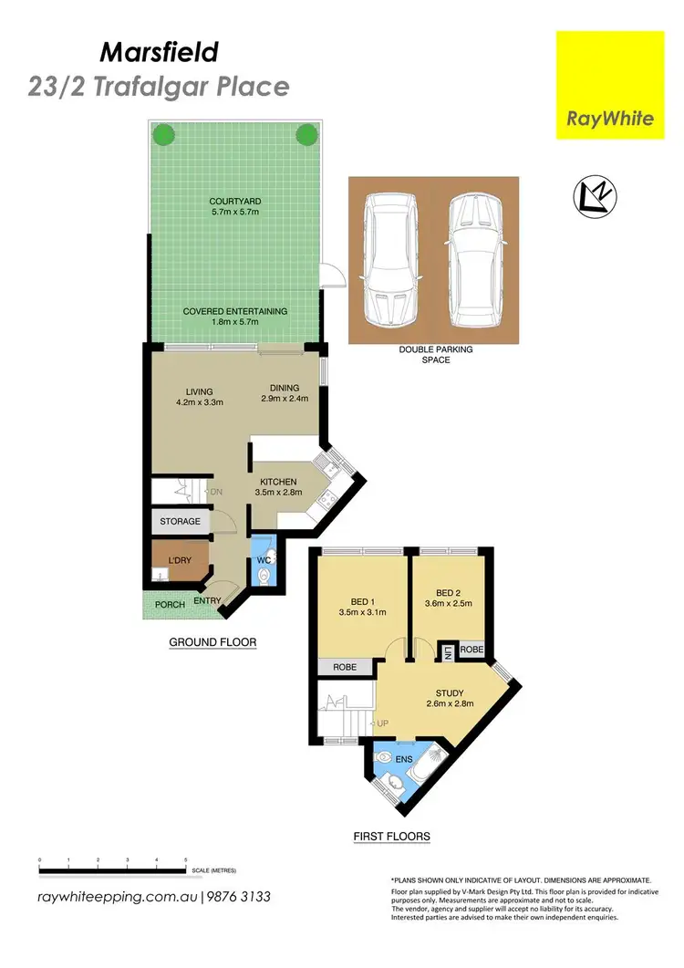 Floorplan of Homely townhouse listing, 23/2 Trafalgar Place, Marsfield NSW 2122