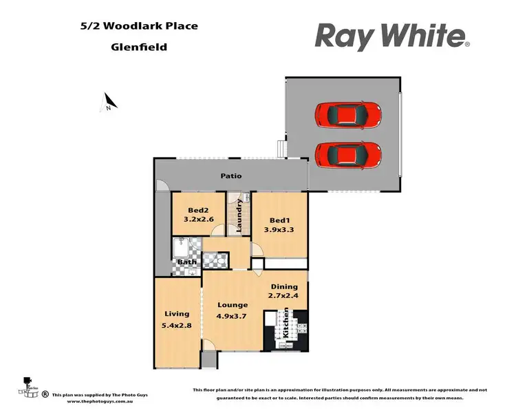 Floorplan of Homely house listing, 5/2-6 Woodlark Place, Glenfield NSW 2167