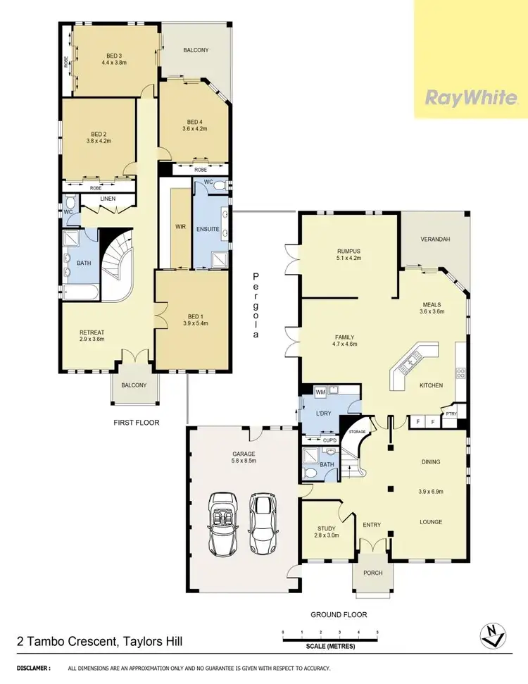 Floorplan of Homely house listing, 2 Tambo Crescent, Taylors Hill VIC 3037