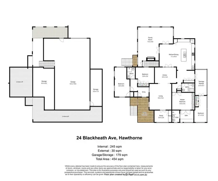 Floorplan of Homely house listing, 24 Blackheath Avenue, Hawthorne QLD 4171