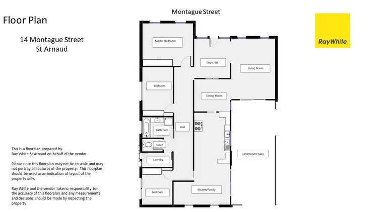 Floorplan of Homely house listing, 14 Montague Street, St Arnaud VIC 3478