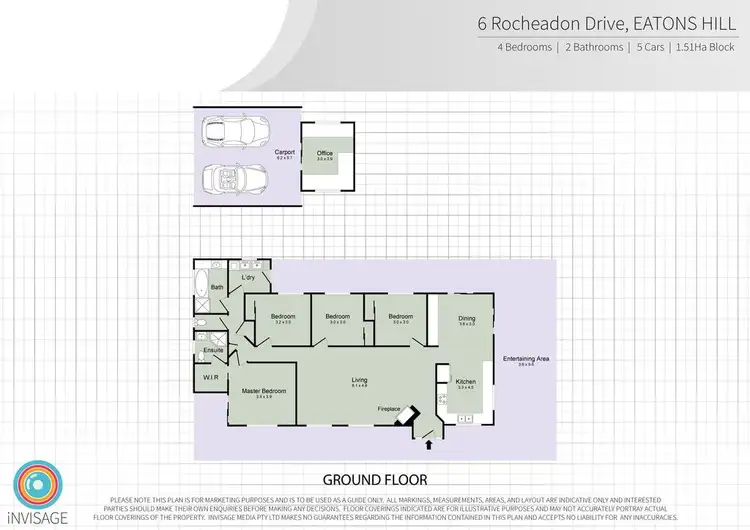 Floorplan of Homely house listing, 6 Rocheadon Drive, Eatons Hill QLD 4037