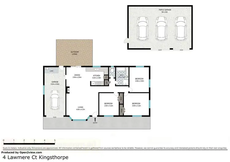 Floorplan of Homely house listing, 4 Lawmere Court, Kingsthorpe QLD 4400
