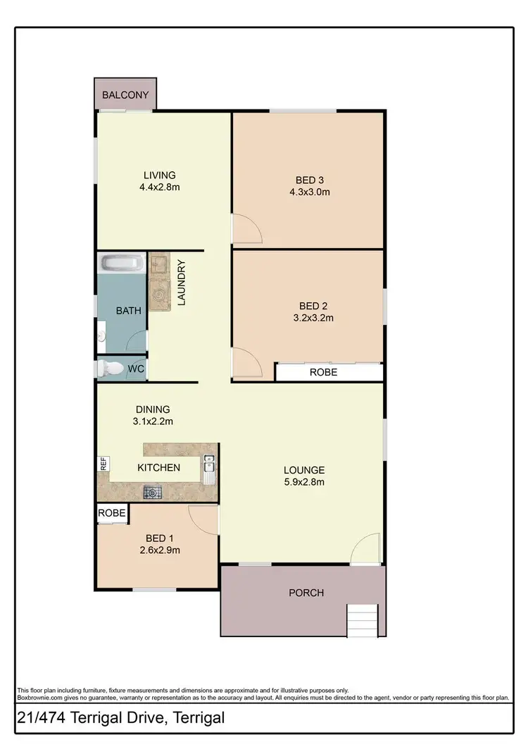 Floorplan of Homely house listing, 21/474 Terrigal Drive, Terrigal NSW 2260